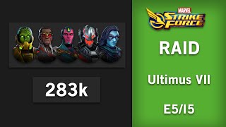 MSF Raid - Ultimus 7 - E5/I5 - Mechs & Minions (one-shot, bad targeting)