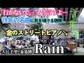 [ストリートピアノ] 金のストリートピアノで Rain / 秦基博 (original ver. by 大江千里) を弾いたら温かい拍手に包まれた。[新海誠「言の葉の庭」 ED曲]