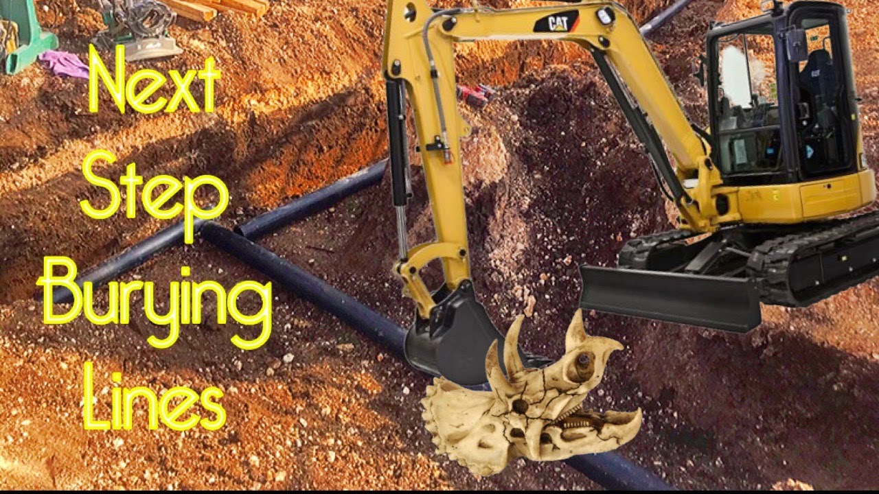 Trenching and Installing Water and Electrical Lines Is The Next Step