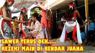 Sinden Cilik Nembang Perahu layar Seni Barong Singo Lumaksono  Acara Sedekah Laut Bendar Juana 2022