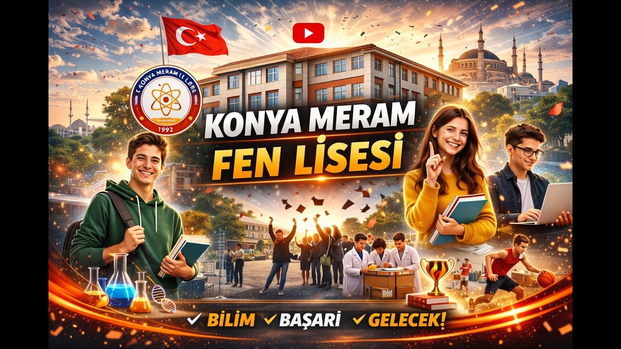 KONYA  MERAM FEN LİSESİ TANITIMI . TÜM MERAK ETTİKLERİNİZİN CEVABI BU VİDEODA