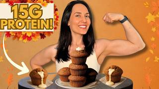 The BEST High Protein Vegan Pumpkin Spice Muffins for Fall 🍂