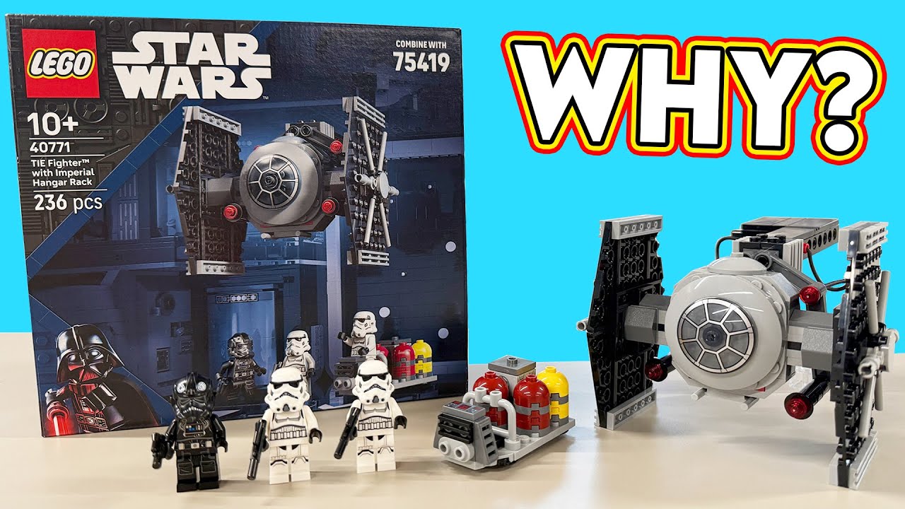Questionable LEGO Death Star GWP | Tie Fighter with Hangar Rack