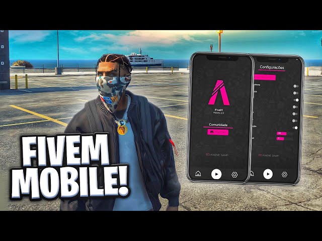 LANÇOU! COMO JOGAR FIVEM MOBILE PARA CELULAR - GTA SAMP ANDROID