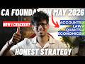 0 Se START to PASS? 😱 LAST 60 DAYS CA FOUNDATION MAY 2026 MASTER STRATEGY 🔥CA foundation MAY 26