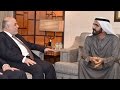 محمد بن راشد يستقبل رئيس الوزراء العراقي 