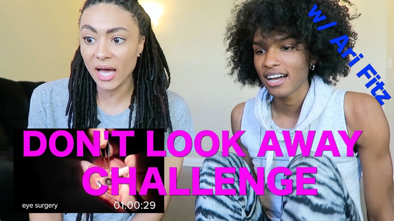 Don't Look AWAY Challenge W/ ARI FITZ (Amber vs. Ari ...