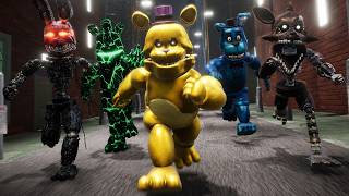 I Added EVERY FNAF Animatronic to a GIANT CITY In Hello Neighbor..