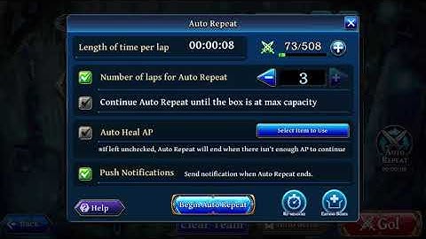 Alchemist Code Autorepeat Timing Glitch