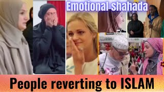 7 amazing  Emotional shahada tears of Joy Upon reverting to Islam I Real Stories