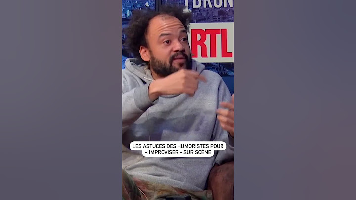 Les astuces des humoristes pour "improviser" sur scène, par Fabrice Eboue