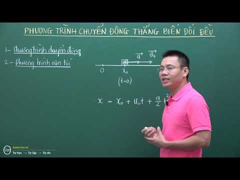 Video Phương trình vận tốc trong chuyển động thẳng biến đổi... - youtube