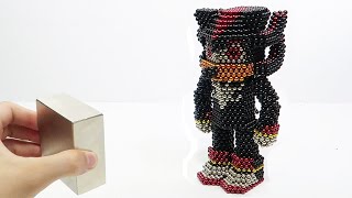 Monster Magnets Vs Sonic The Headog (Shadow) | Make Shadow with Magnetic Balls