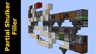 Partial Shulker Box Loader (Tileable) [Redstone] [Java]