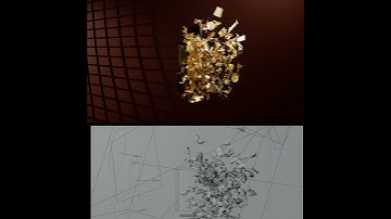 Viewport and cycles render of my perfume commercial.