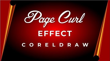Page Curl Effect in CorelDraw