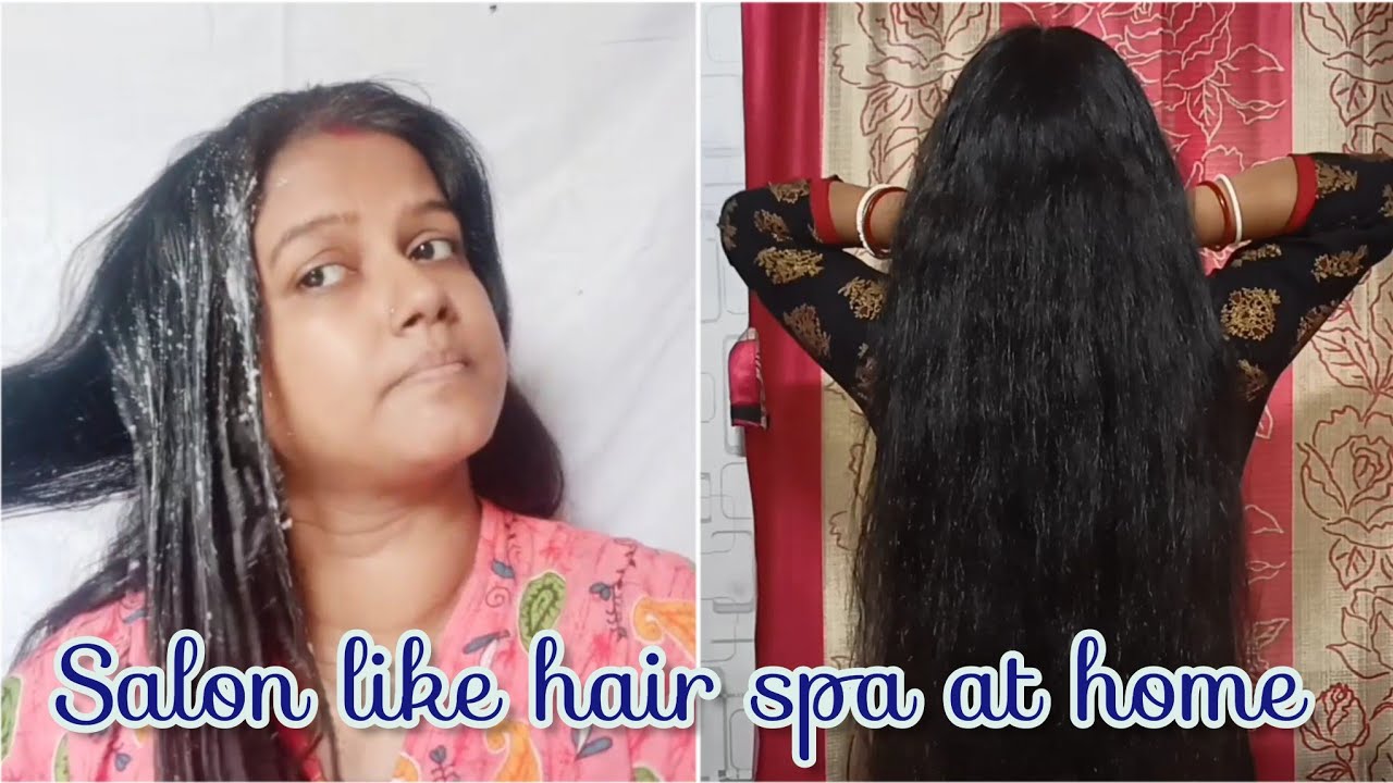 Salon like hair spa at home/ softest shiny hair at home/very easy