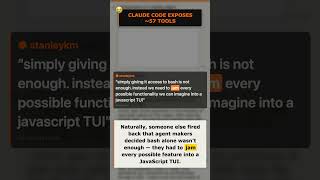 Coding agents are just a state machine + bash shell #AI #ClaudeCode #HackerNews