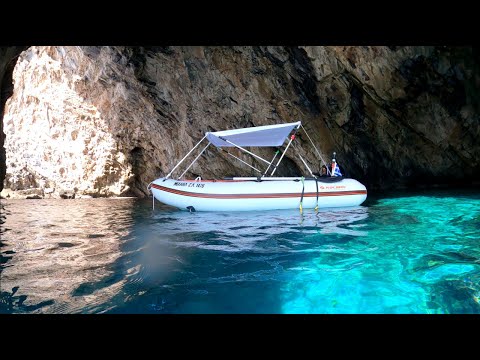 Kolibri KM 330 DL - Tohatsu 6 HP - Αη Γιάννης προς φανταστικές Σπηλιες Πηλέα!!!!