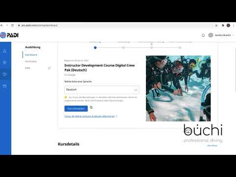 Padi eLearning für Instruktoren