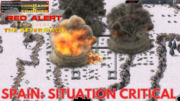 Command & Conquer Red Alert Remastered - Aftermath - SPAIN SITUATION CRITICAL (Hard)