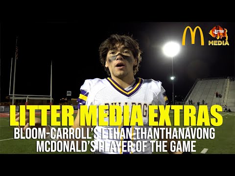 Litter Media Extras: McDonald's Player of the Game - Bloom-Carroll's Ethan Thanthanavong