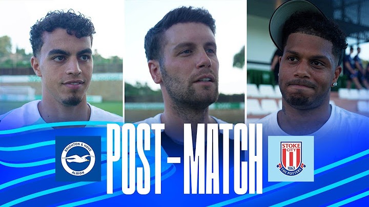 POST-MATCH | Ayari, Hurzeler & Georginio | Brighton v Stoke