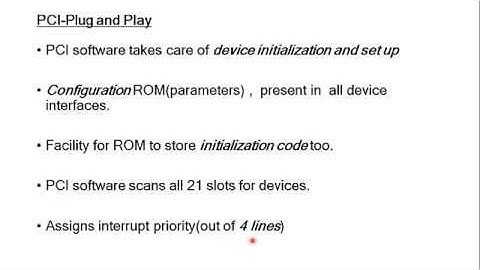 PCI Bus-- Device Configuration