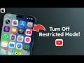 Disable YouTube Restricted Mode on iPhone (Full Access)