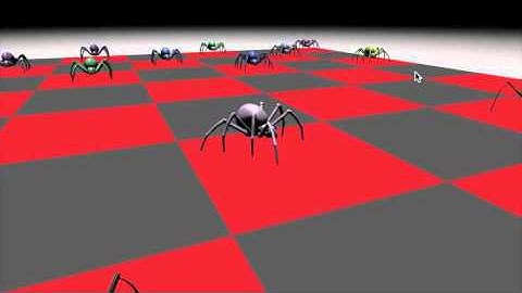 Real-Time Animation - Spider Inverse Kinematics