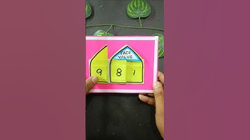 Place Value Face Value #tlmmaster #mathstlm #tlm #youtubeshorts #youtube #shorts #shortsfeed