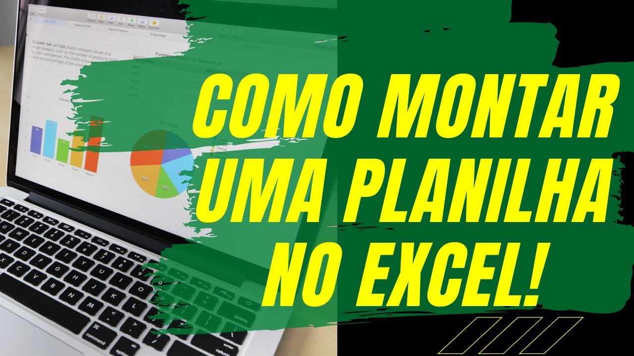 Como montar uma planilha no EXCEL - Excel Básico - YouTube