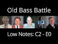 Ultimate Bass Battle of Old Bass Singers (C2-E0)