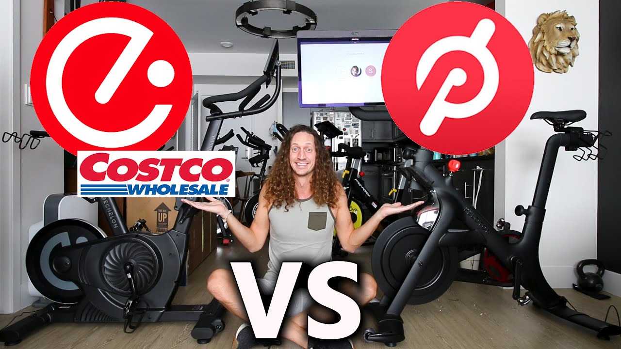 Peloton Vs Echelon Ex4s Costco Echelon Bike Compared To Peloton Bike Plus Youtube