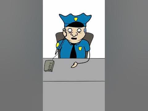 Звонок в полицию #анимация #мультик #приколы #мультфильмы - YouTube