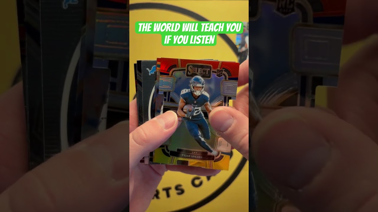 Ripping a 2023 Select Football Cello Pack & “The World Will Teach You, If You Listen” #sportscards