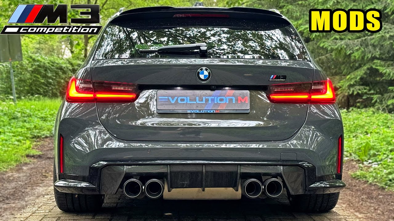 BMW M3 Touring Akrapovic & GRAIL DOWNPIPES // EXPLORING LEGAL LIMITS