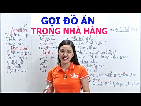 Video GỌI ĐỒ ĂN TRONG NHÀ HÀNG - youtube
