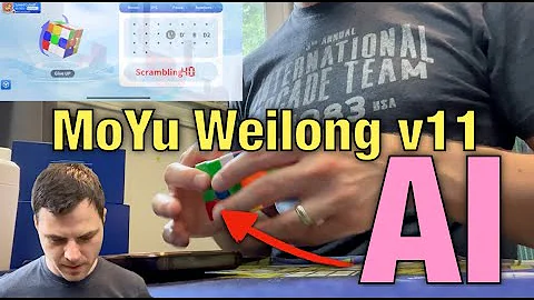 MoYu WeiLong v11 AI - WCU CUBE app as well as Cubeast testing Reupload