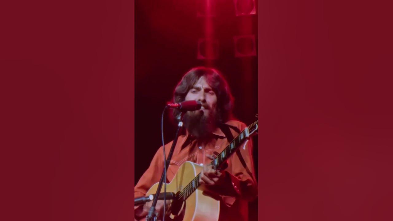 Repost @TheBeatles @GeorgeHarrisonOfficial plays Here Comes The Sun @ The Concert For Bangladesh