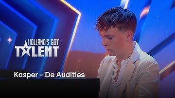 16-jarige Kasper ONTROERT jury met emotionele piano-ode aan opa | Holland’s Got Talent