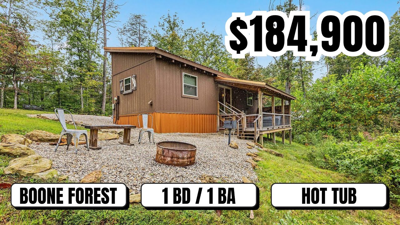 Daniel BOONE National Forest! Custom 1-Bed Tiny Cabin with Hot Tub