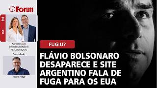 Flávio Bolsonaro desapareceu e site argentino fala de fuga para os EUA |Fórum Onze e Meia | 27.10.26