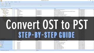 How To Convert OST To PST Tutorial - Stellar Phoenix OST to PST