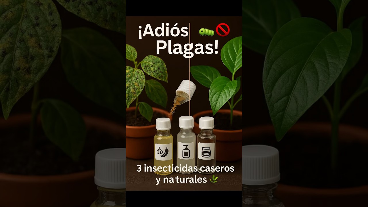 Plagas fuera 3 insecticidas caseros 100% naturales
