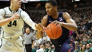 Illinois Men's Basketball Highlights at Michigan State 2/7/15