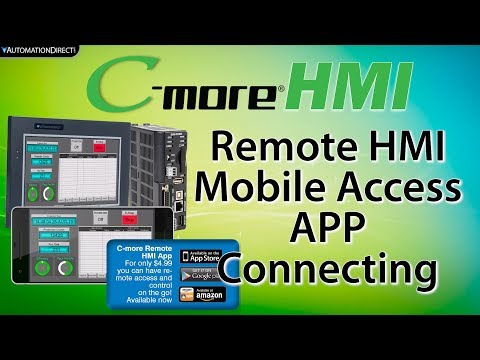 C-more Remote HMI: Connect Mobile App to Control your C-more HMI