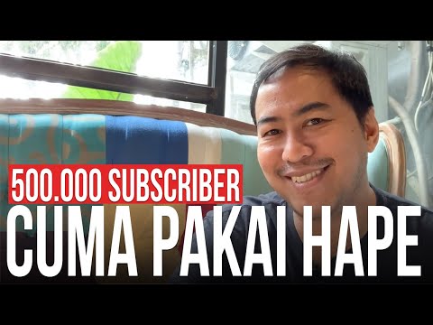 PAKE HAPE SAMPAI 500.000 SUBSCRIBER