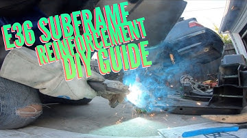 BMW E36 Weld-In Subframe Reinforcement Plates and Rear Swaybar Reinforcements DIY
