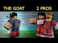 Can 2 pro players beat the goat of touch football roblox soccer